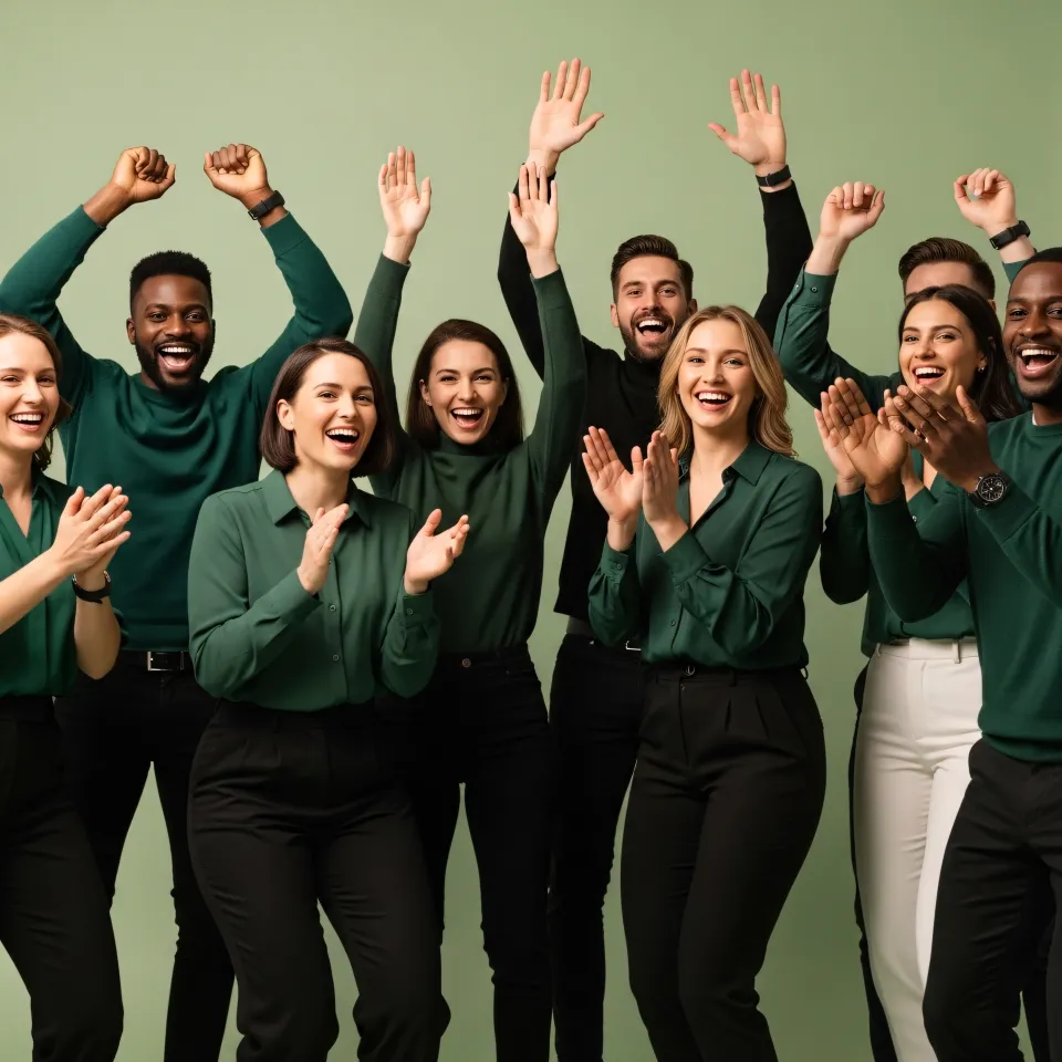 Equipo profesional de coaching motivacional